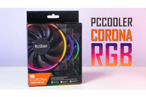 PCCooler Corona RGB - підсвічування на 16 млн. кольорів і синхронізація. Огляд вентилятора